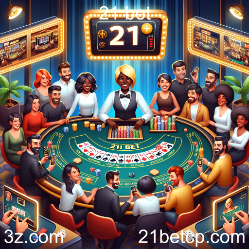 Experimente a Emoção do Cassino Ao Vivo no 21 Bet